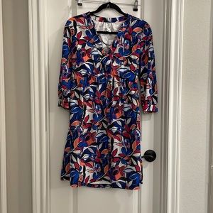 J crew abstract print dress